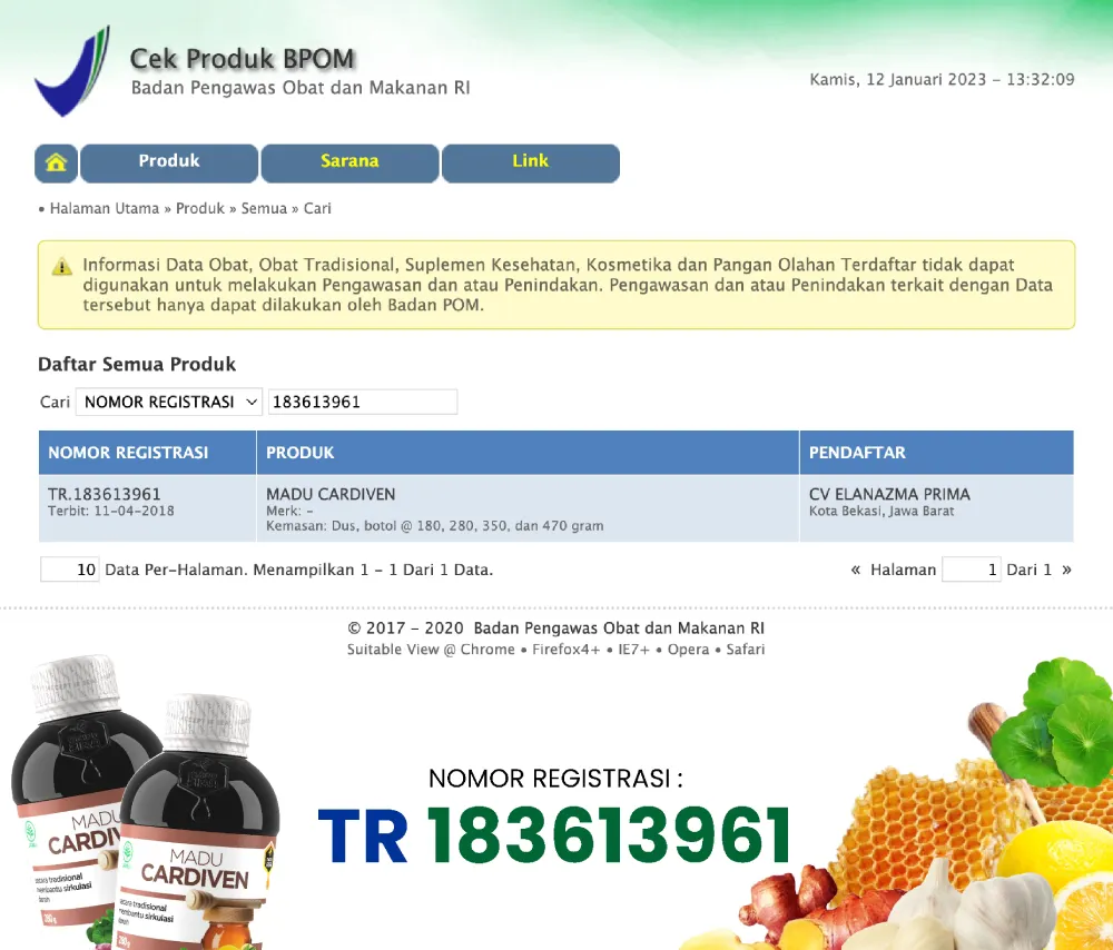 BPOM CARDIVEN